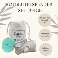 Kotbeutelspender-Set Beige
