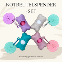 Kotbeutelspender-Set Beige