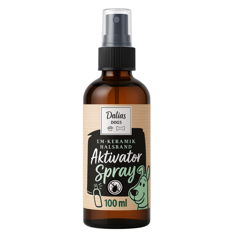 EM-Aktivator Spray - Zeckenspray + Booster-Spray für dein EM-Keramik-Halsband