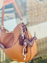 Multi Anhänger Charm mit Dackel - Coffee