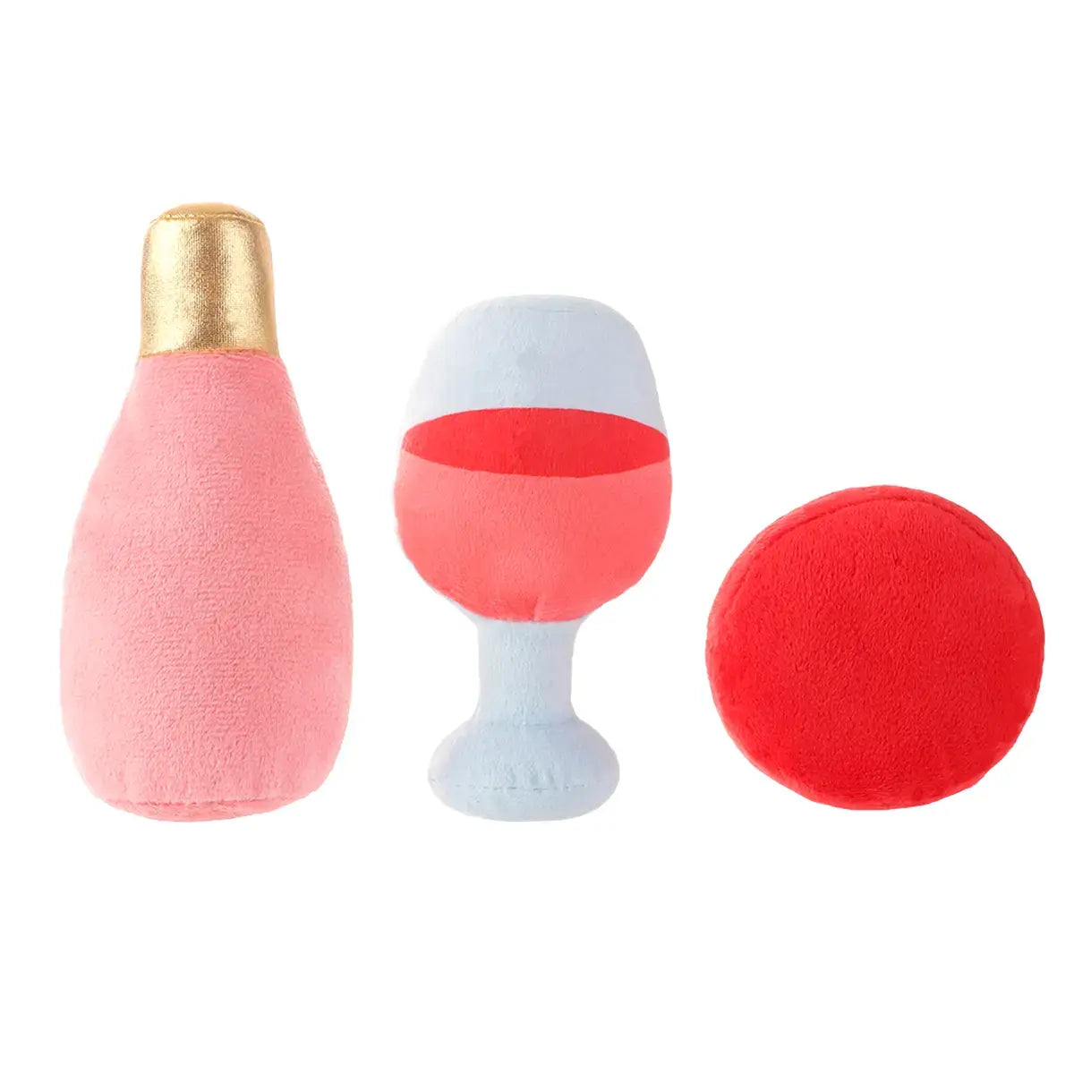 Hundespielzeug Set – Rosé All Day 🥂🐾 – HugSmart